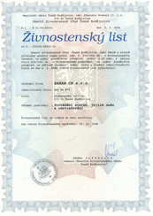 Živnostenský list